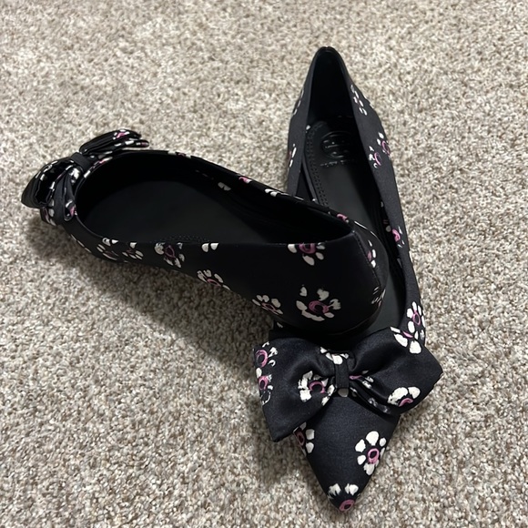 Tory Burch Rosalind Ballet Flat Printed Satin - Picture 6 of 6